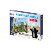 Divadlo Krtko magnetické drevené s figúrkami v krabici 33x23x3,5cm
