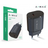 Aligator síťová nabíječka A-MAX PD 20W USB-C černá AX0002