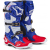 ALPINESTARS topánky TECH 10 limitovaná edícia UNION REDBUD MX červená/modrá/biela/čierna 2024 - 44,5