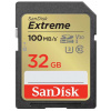 SanDisk SDHC 32GB Extreme 100MB/s Class 10 UHS-I U3 V30 SDSDXVT-032G-GNCIN