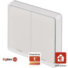 Emos GoSmart H5012, prenosný ovládač scén IP-2002ZW, ZigBee 3.0, 2-tlačidlový H5012