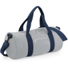 BagBase Taška BG140, sportovní, kulatá, 20l COT520140y8199-light grey/ UNI Šedá světlá/navy