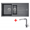 Sinks PERFECTO 1000.1 Titanium + Mix 3 P GR G16472