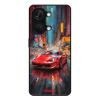 Lesklé pouzdro iSaprio pro OnePlus Nord 3 5G - Ferrari (Lesklé pouzdro, kryt, obal iSaprio Exclusive na mobil OnePlus Nord 3 5G s motivem Ferrari - elegantní skleněný vzhled, skvělá ochrana mobilu a l