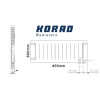 KORAD Radiátor 11VKP 600/400 (KORAD 11VKP 600/400)