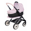 Kočík trojkombinácia Puschair Pink Maxi Cosi&Quinny Smoby hlboký športový a prenosná postieľka pre 42 cm bábiku výška rúčka 64 cm