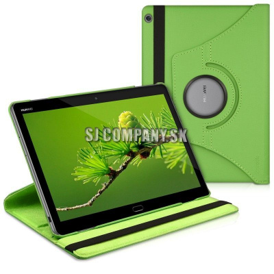 Kožený obal Huawei MediaPad M3 Lite 10 – Rotate – zelená