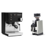 Rancilio Silvia BC, black + Eureka Mignon Zero 65 All Purpose, CR white