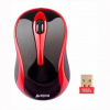 A4tech Myš G3-280N, 1000DPI, 2.4 [GHz], optická, 3tl., 1 koliesko, bezdrôtová, čierno-červená, 2 ks G3-280N BR