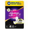 Always Platinum Secure Night Vložky s krídelkami, 30 ks