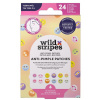 Wild Stripes Hydrokoloidní náplasti na akné s tea tree olejem Smile Prevent (Anti-Pimple Patches) 24 ks