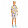 Bábika Barbie - Mattel Doll Barbie Fashionistas - Ken tričko KOL (Bábika Barbie - Mattel Doll Barbie Fashionistas - Ken tričko KOL)
