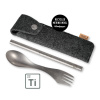 Light My Fire Spork'n Straw Kit Titanium