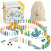 CLASSIC WORLD Drevené domino Logické montessori puzzle 100 ks.