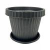Kvetináč 32,5 cm, plast, zelený