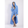 Dámsky župan Diana dlhý modrý - DKAREN Modrá XS