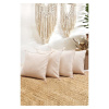 Obliečky na vankúše v súprave 4 ks z bio bavlny 43x43 cm Natural - Mila Home