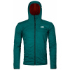 Ortovox pánska bunda Swisswool Piz Badus Jacket M | farba: pacific green, veľkosť: L