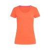 Tričko STEDMAN Claire Crew Neck, Salmon oranžová, M