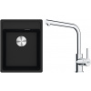 Set Franke G253O (dřez MRG 610-37 RTL Onyx + baterie FS 3230.031 LINA SMART Chrom) 114.0700.698