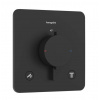Hansgrohe Ecostat Comfort Q Termostatická batéria pod omietku, na 2 spotrebiče, matná čierna 33713670-HG