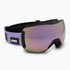 Lyžiarske okuliare UVEX Downhill 2100 CV black matt/mirror lavender green