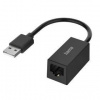 Redukcia Hama USB (M)/RJ45 (F) (200324) čierna