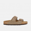 Birkenstock Šedé regular šľapky Birkenstock Arizona Soft Footbed Suede Leather