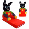 Detské kreslo - Plyšové kreslo skladacie pouf maskot (Detské kreslo - Plyšové kreslo skladacie pouf maskot)