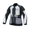 Bunda ANDES AIR DRYSTAR, ALPINESTARS (svetlo šedá/tmavo šedá/čierna/žltá fluo, veľ. 4XL)