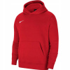 Mikina Nike Park 20 Fleece Hoodie Junior CW6896 657 - ČERVENÁ, S (128-137CM)