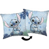 Jerry Fabrics Vankúš Lilo a Stitch Blue z 40x40