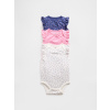 GAP Baby body, 3 ks Viacfarebná 12-18M Viacfarebná Viacfarebná