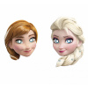 Party papírové masky Ledové království Frozen - 6 ks