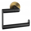Sapho LARISSA držiak toaletného papiera, čierná/zlato mat WS017BG