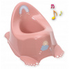 Tega Baby Nočník s protiskluzovou funkcí a melodií Eco Duha - růžový (64154501)