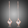 Victoria Filippi Náušnice Swarovski Elements Ferrera E0326 Bílá/čirá