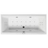 Santech VARIA obdĺ. masážna vaňa 150x75 cm,fitnes 300+aut.dohrev vody+chromoterapia F300VAR150