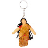 Dolls4Tibet Prívesok Handrová bábika indické dievčatá v sárí