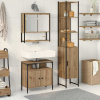 zahrada-XL Sada kúpeľňového nábytku 3 pcs dub artisan 33 x 33 x 185.5 cm 3334371