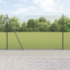 zahrada-XL Plot s stĺpmi Sivá 1.5 x 10 m Oceľ 3352530