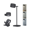 LED stolová lampa Solight WO68-B 3v1 4 W čierna
