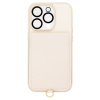 Kryt Anne Klein pre iPhone 14 Pro Max krémový WK/4016IVIV14PROMAX