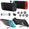 JYS Sada pro Steam Deck / Nintendo Switch OLED / Kryty joysticků + 2x adaptér Type-C + stojánek / Jys-sd015