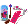 Lean Toys Ružová súprava doplnkov pre malú princeznú