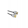 PremiumCord Slim HDMI High Speed + Ethernet kabel, zlacené konektory, 1,5m (kphdmes15)