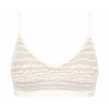 Podprsenka sloggi Free Evolve U Lace P - pre dámy - veľ. M/L - farba: biela