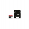 Karta TRANSCEND MicroSDHC 16GB Premium, Class 10 UHS-I 300x + adaptér (TS16GUSDU1)