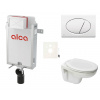 S-line Cenově zvýhodněný závěsný WC set Alca k zazdění + WC Pro SIKOAP1