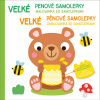 Velké pěnové samolepky: Medvídek / Veľké penové samolepky: Medvedík